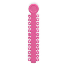 Elastic ligatures on a module, 26 rings, Pink
